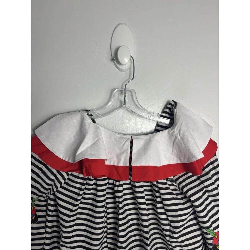 Rare Vintage Minnies Corner By Youngland Mickey Minnie Disney Girls Dress SZ 6X